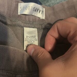 Sport Savvy XL Fleece Pants